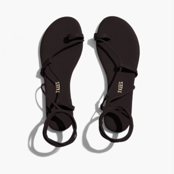 TKEES Shoes - 5/5.5 TKEES Jo Lace-up Sandals in Bleeker Deep Chocolate Brown, EU 36